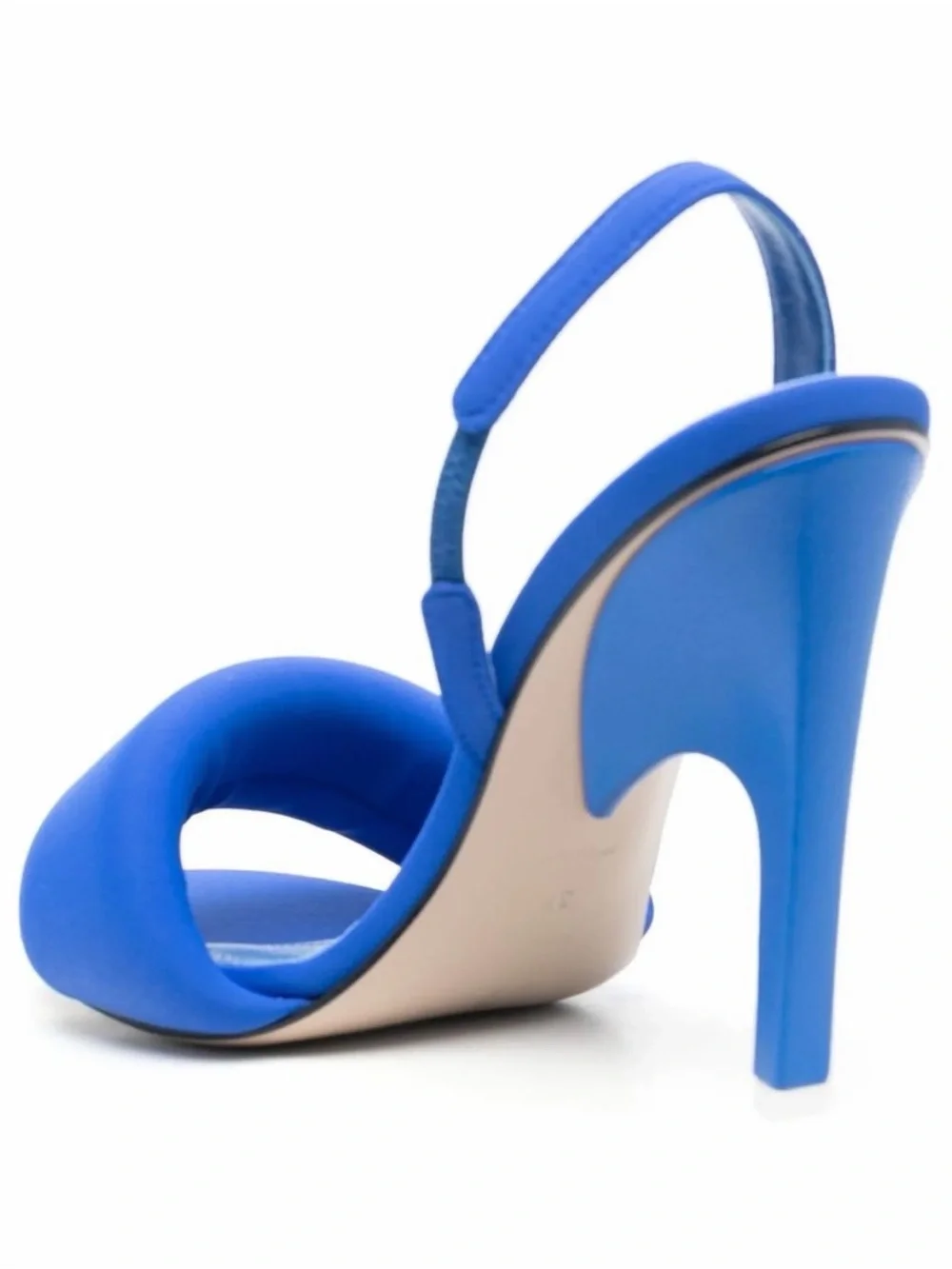 The Attico Electric Blue Open-Toe Slingback Heel